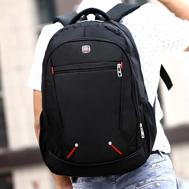 Business Casual Computer Backpack Large Capacity Men's Outdoor Computer Bag Korean Oxford Cloth Business Travel Backpack