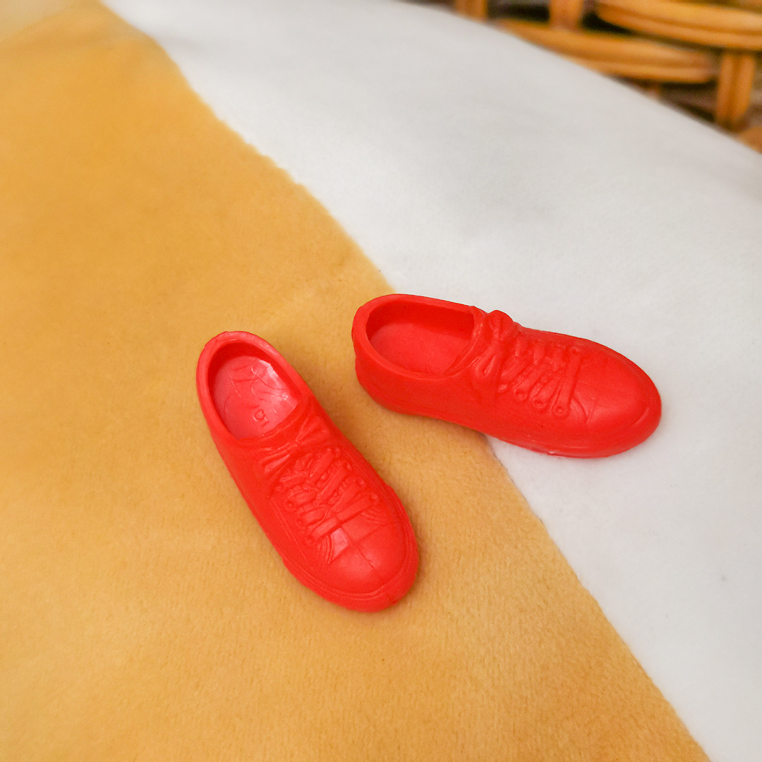 Picture of Lijia Toy Doll Shoes Long Boots High Heels Flat Casual Shoes Fat Feet Height 26cm Six Points Accessories