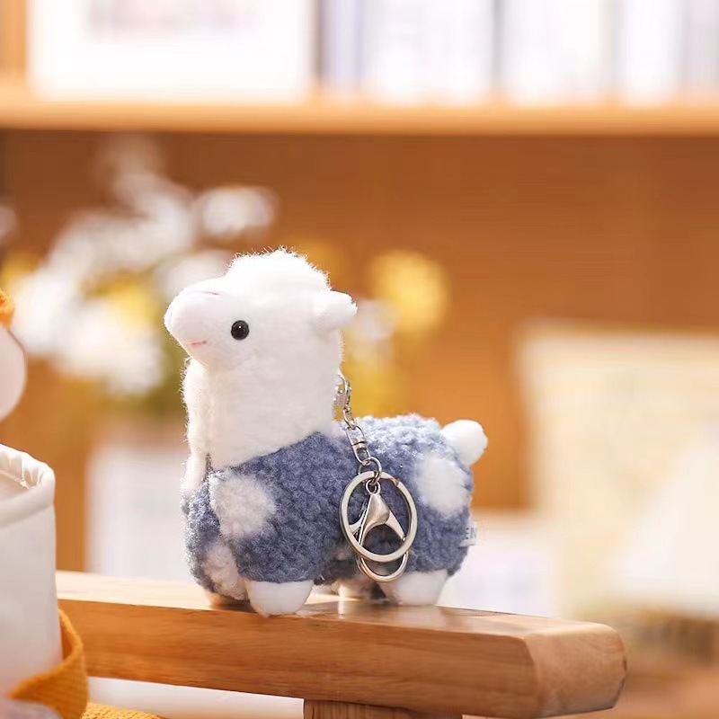 Picture of Wholesale Alpaca Velvet Toy Pendant Simulation Pony Keychain Doll Bag Hanging Ornaments Activity Gift