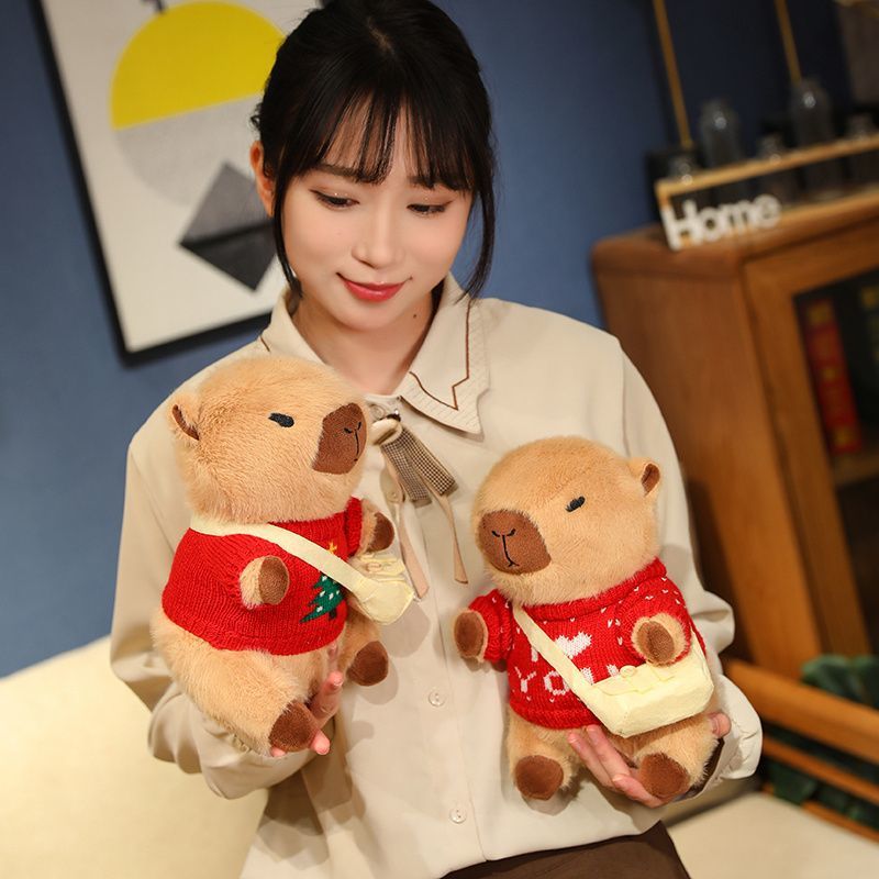 Picture of Kapibei's Popular Bala Doll Plush Toy Clothes Capybara Internet Celebrity Cute Doll Rag Doll Gift