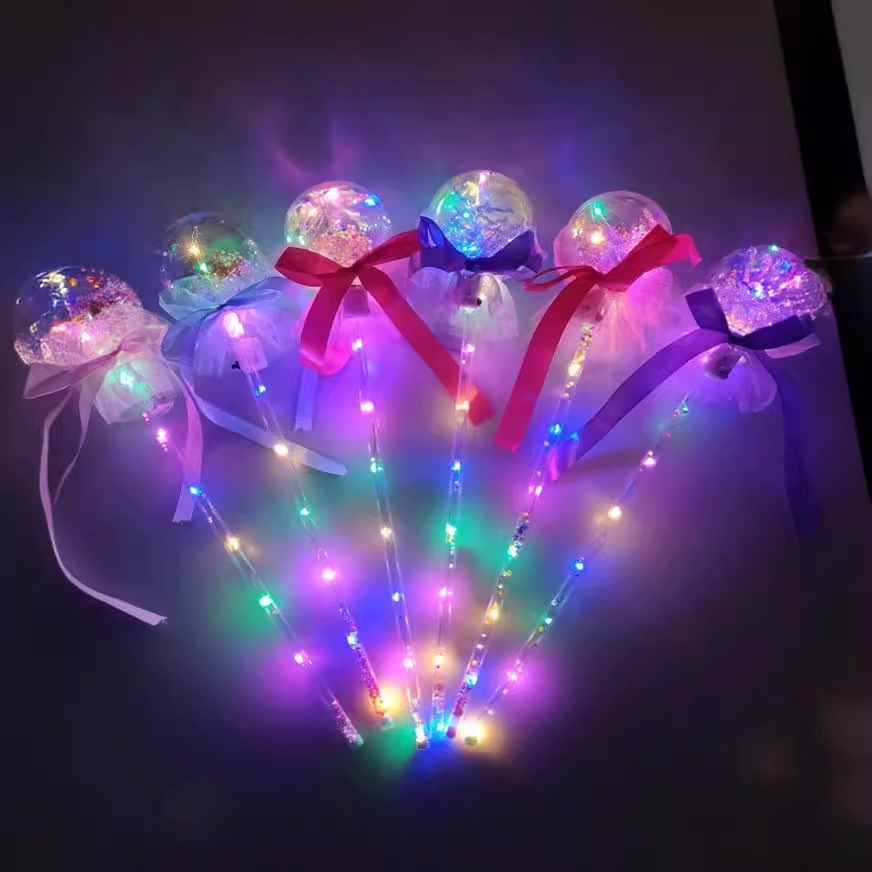 Picture of Douyin's Same Bobo Ball Starry Sky Ball Magic Wand Children's Fairy Wand Toy Glowing Night Market Plaza Hot Selling Wholesale