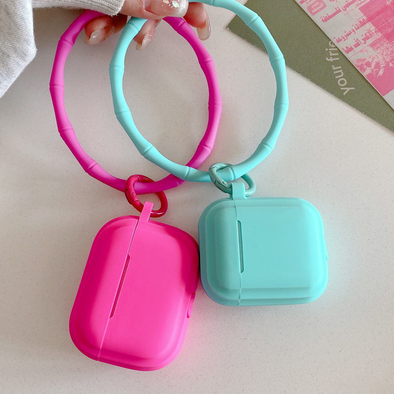 Suitable for Silicone Simple Airpods4 Protective Case Soft Shell Airpods2 Generation Protective Case Headphone Protective Case