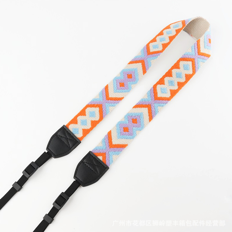 Picture of SLR Camera Shoulder Strap Camera Strap Waterproof Shock Absorbing Decompression 3.8cm Ethnic Jacquard Camera Strap