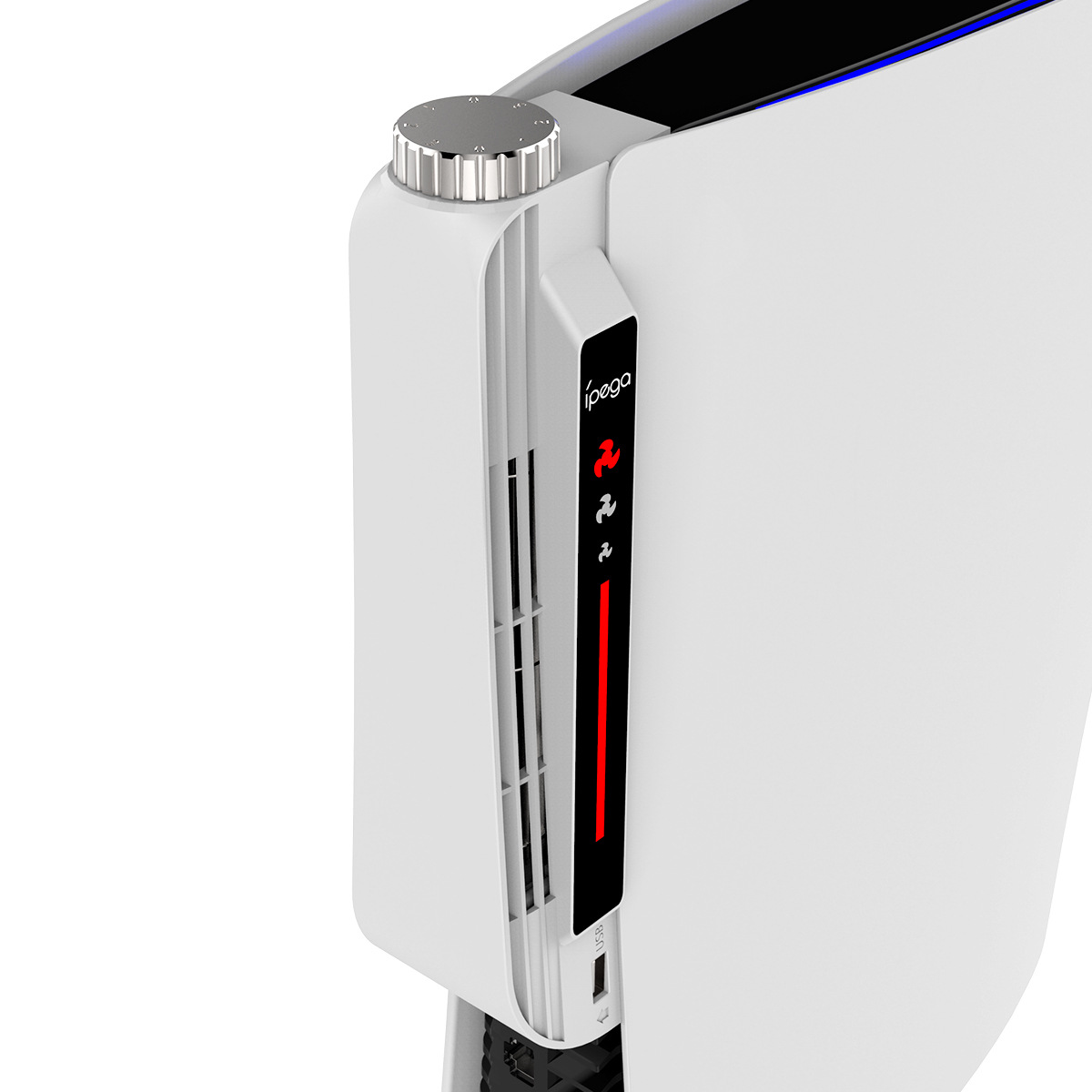 Picture of PS5 host cooling fan strong cooling centrifugal fan three windshield with extended USB interface fan
