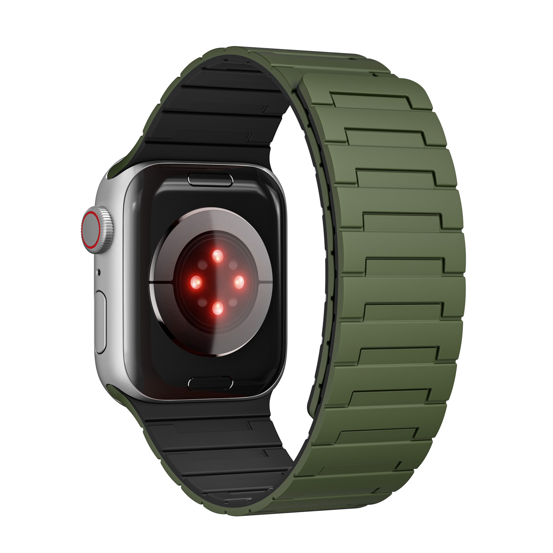 Picture of Suitable for Apple Watch Magnetic Silicone Strap Appleiwatchs1-10 Generation Magnetic Loop Strap Baigey