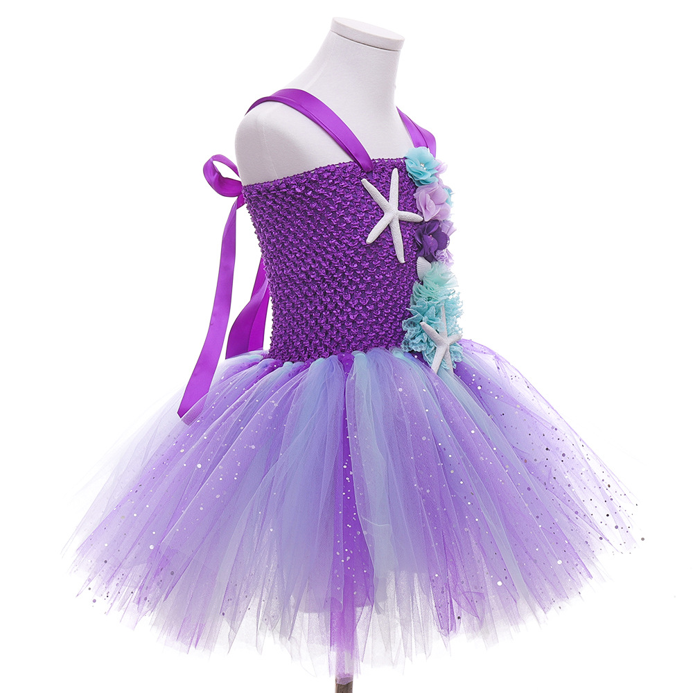 Picture of European and American Cross-border Mermaid Mermaid Girl Princess Skirt Children's Costsize Skirt Children's Performance Skirt