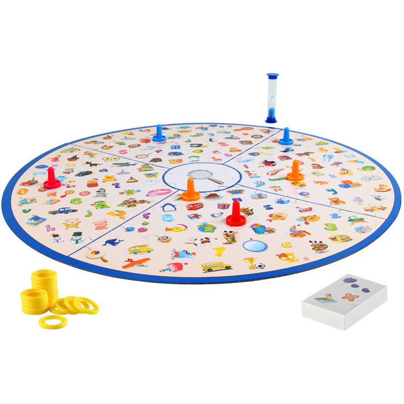 Picture of Children's puzzle board games parent-child interaction to find pictures to improve concentration memory training toys boys 4-6 years old 5
