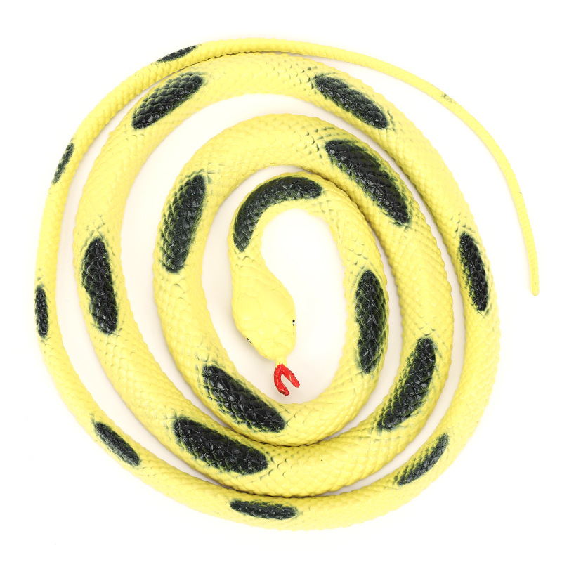 Picture of Cross-border simulation snake model python cobra animal simulation model children's toy stall scary spoof toys