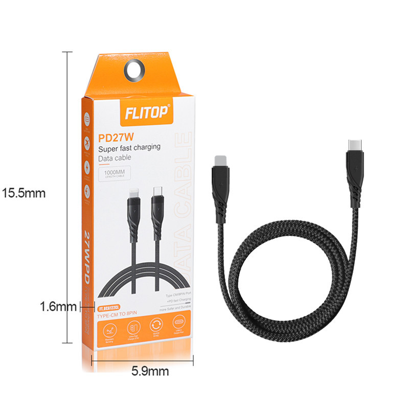 Picture of PD data line 60W fast charging line double TYPE-C line 20V3A for Apple IPHONE15 Huawei notebook