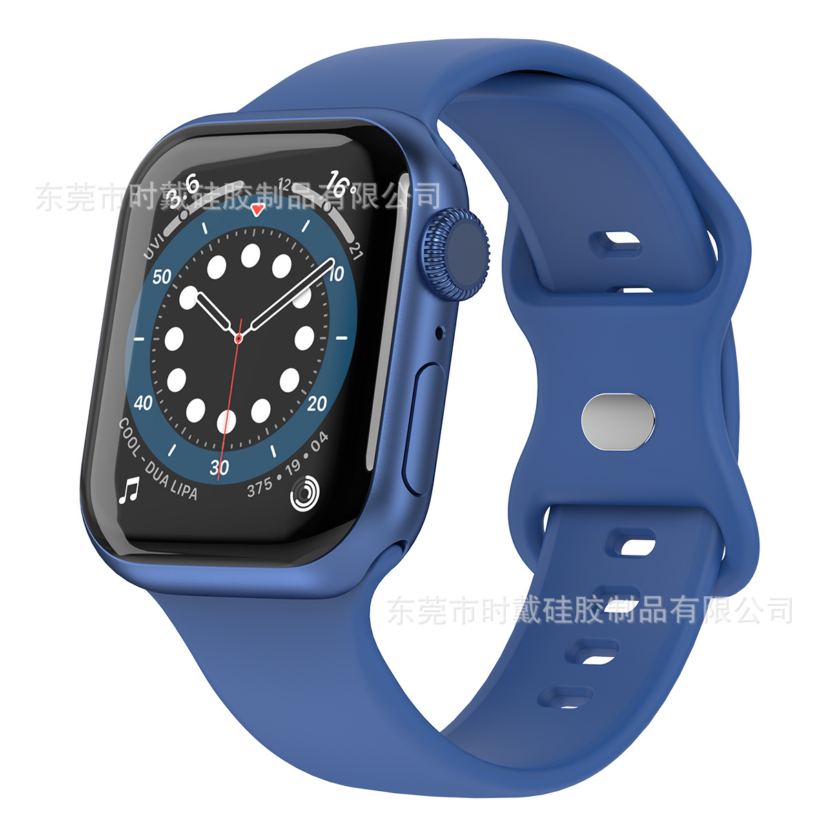 Picture of strap Watch 8 generation/Ultra/SE solid color silicone buckle iwatch strap
