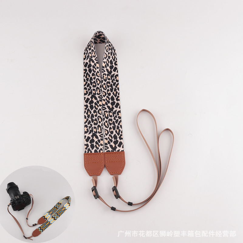 Picture of in stock Camera Shoulder Strap Decompression Camera Strap Hanging Neck Jacquard Camera Strap Various Types Universal Camera Strap