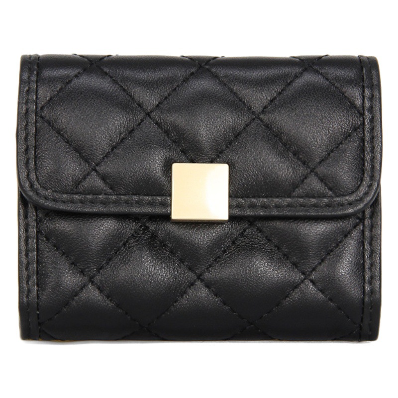 New simple sheepskin RFID anti-theft brush organ card holder multi-card position large capacity leather card holder ID card holder for women