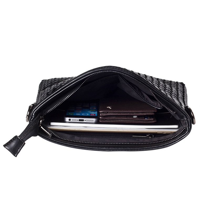 Picture of Wholesale New Korean Style Men's Shoulder Bag Handwoven Casual Men's Bag Trendy Crossbody Bag Outdoor Backpack