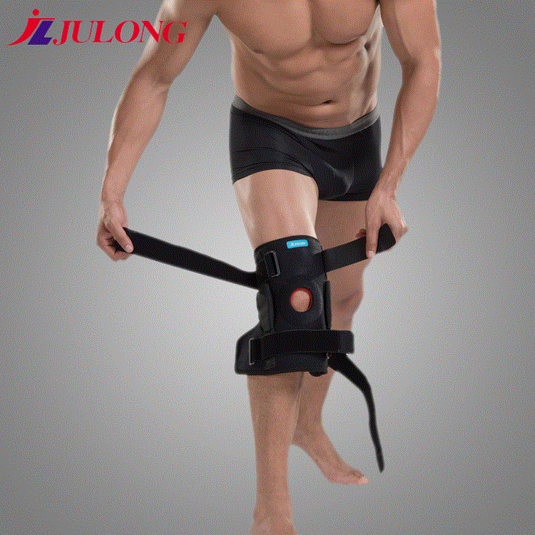 Picture of Steel plate support sports knee pads mountaineering cycling running fitness sports okcloth patella belt anti-sprain adjustable