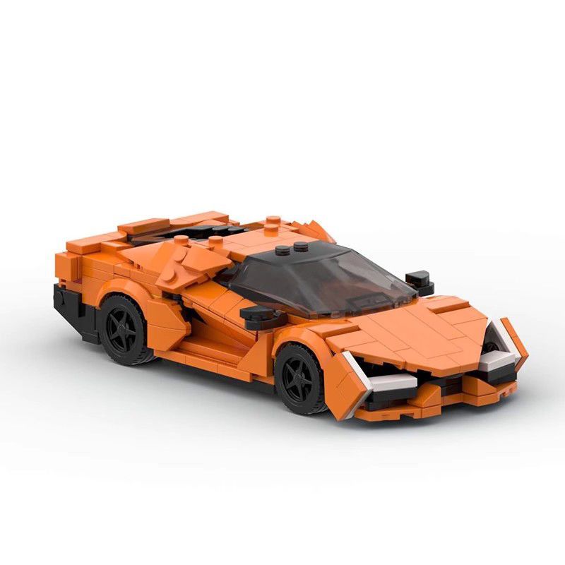 Picture of Compatible with Lego Sports car MOC-153888 hand-assembled building blocks suit Revuelto assembled car model Men