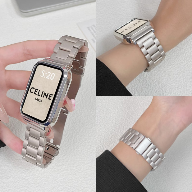 Picture of For Mi Band 9Pro Milanese Nice Strap xiaomi Pro 8/9 Stainless Steel Magnetic Loop Strap