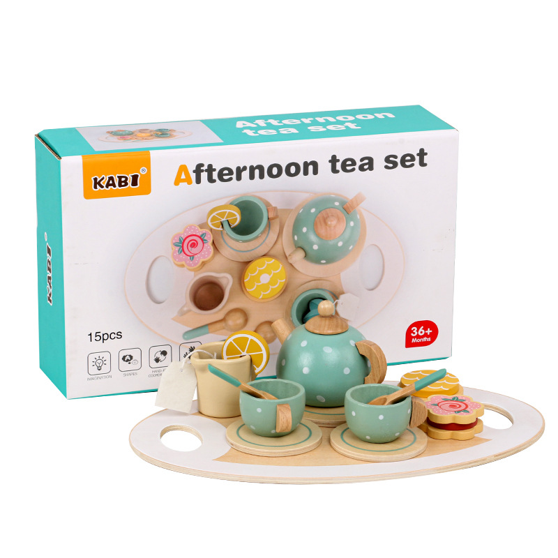 Picture of New wooden play house juicer children's simulation juicer parent-child interaction baby sharing toy kindergarten