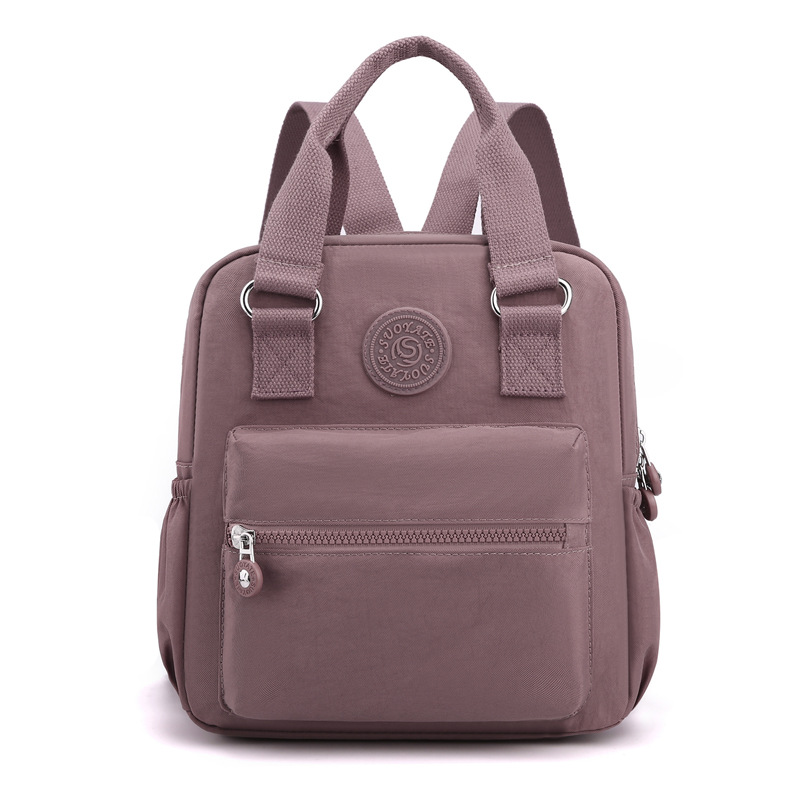 Picture of Simple Schoolbag Printed Backpack High-end Women's Portable Waterproof Backpack Large Capacity Shoulder Bag Cross-Border