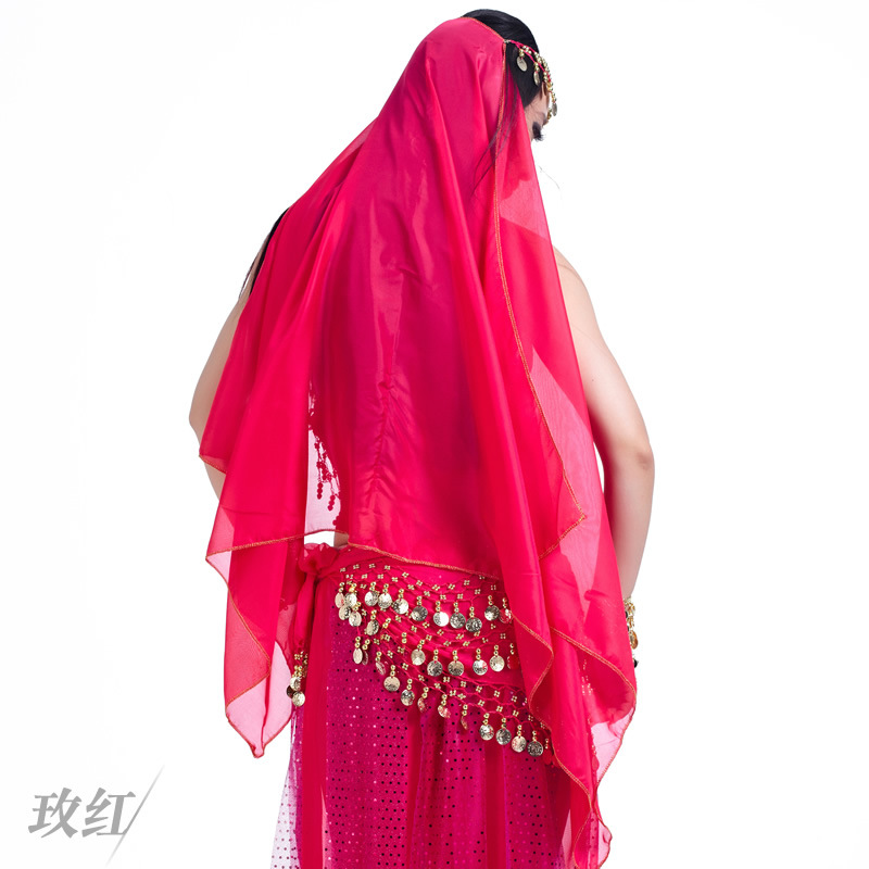 Picture of Dancer hand hook head chain belly dance veil hand hook head chain belly dance headwear belly dance gauze wholesale