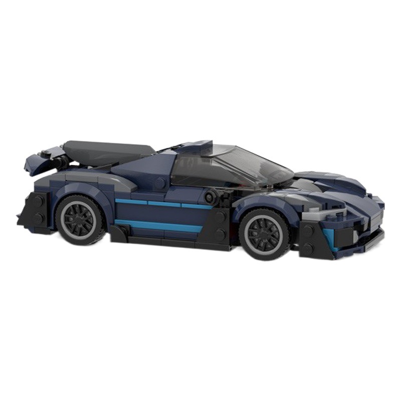 MOC building blocks are suitable for assembling and riding Mercedes-Benz AMG ONE Super Racing boy speed series 8-cell car model