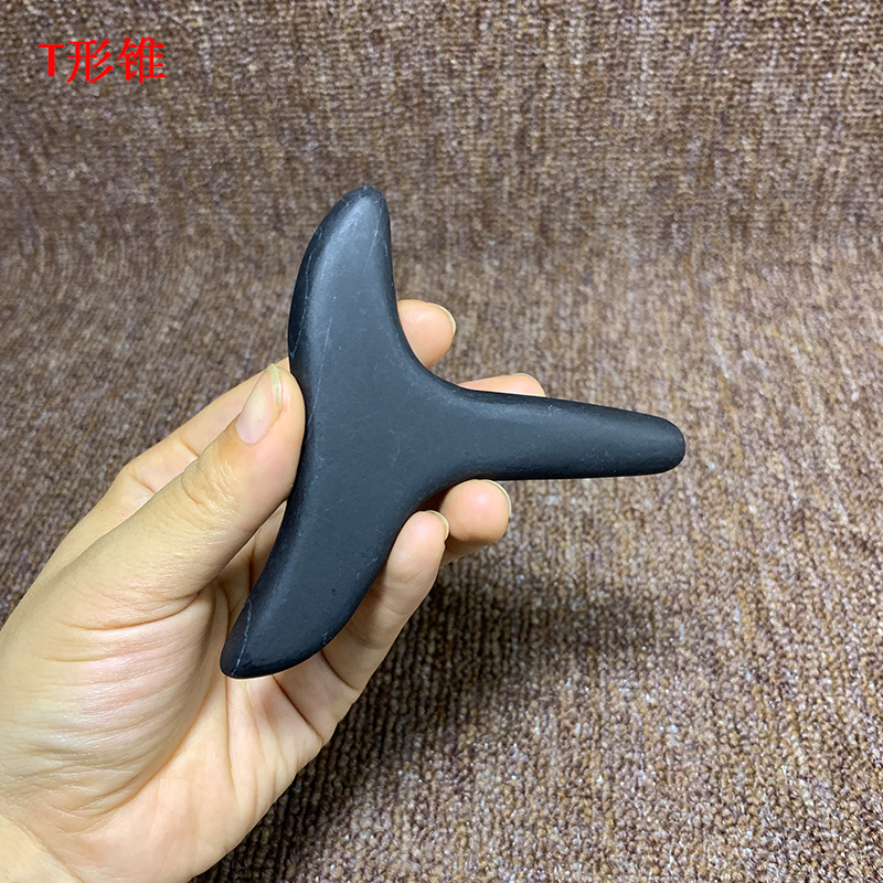 Picture of Stone Factory wholesale stone massage cone pick Bar Stone massage cone/massage dovetail stick