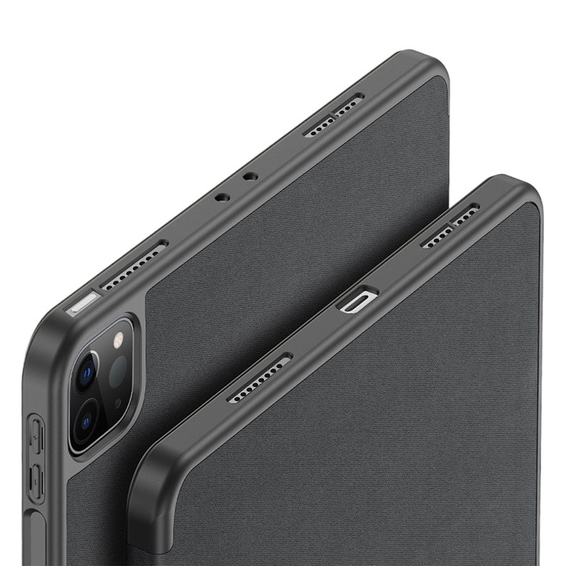 For iPadPro11 protective case with pen slot iPad10.2 dormancy flat protective case anti-fall leather case wholesale