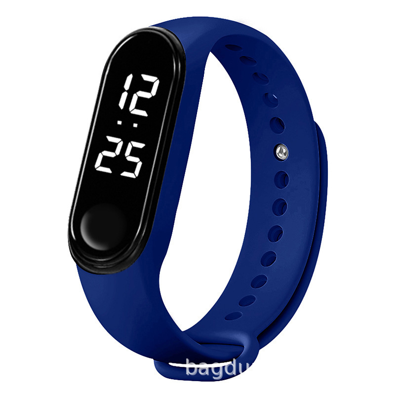 Picture of Ic Sensor Unlocking Bracelet Fingerprint Lock Special Bracelet Community Access Control Card Swipe Bracelet with Time Function