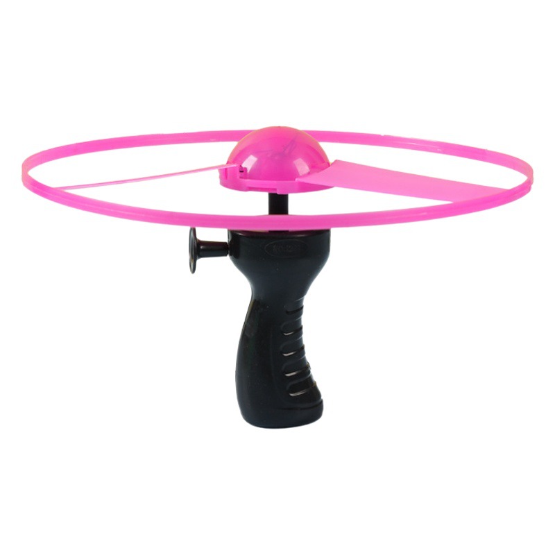 Glowing String Flying Saucer Outdoor Flying Fairy Soft Flying Saucer Bamboo Dragonfly 9 Lights Flying Saucer Colorful Stall Toys Wholesale