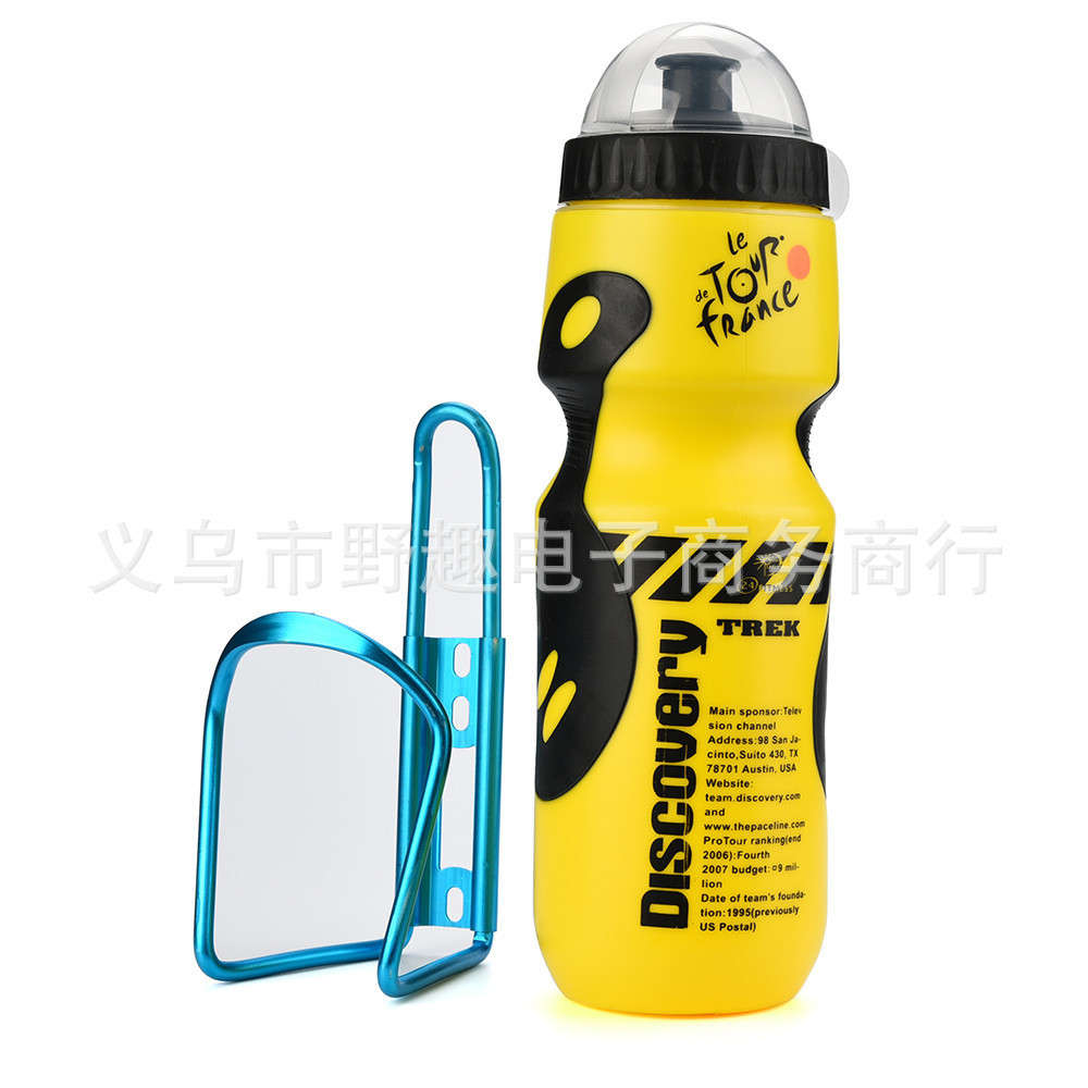 Picture of Bicycle aluminum alloy kettle water bottle holder motorcycle water bottle holder combination suit ring method kettle suit water cup holder