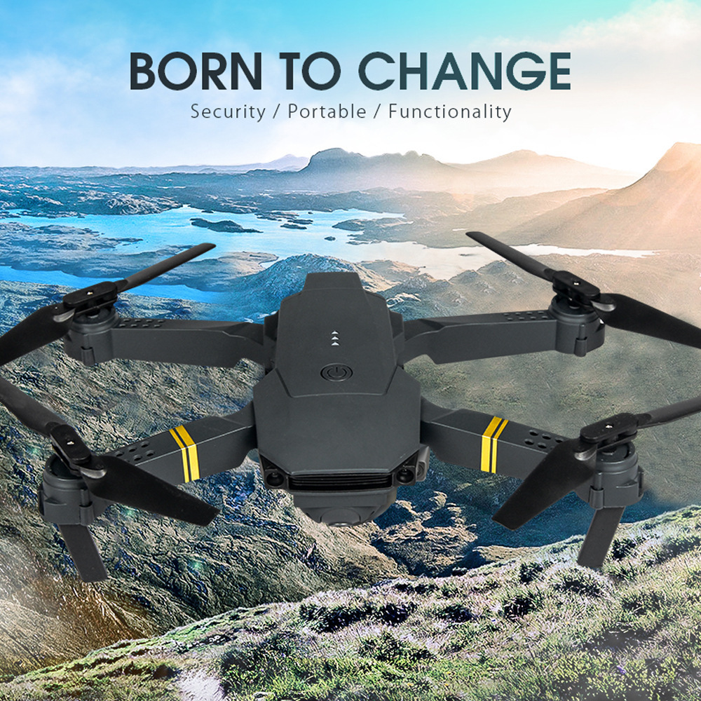Picture of E58 cross-border folding ccp HD UAV four-way remote control aircraft helicopter fixed height aerial photography
