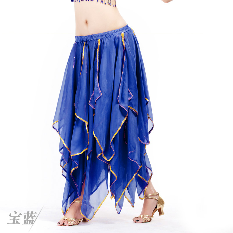 Picture of 16 Leaf Skirt Belly Dance Chiffon Skirt Belly Dance Skirt Belly Dance Performance Skirt