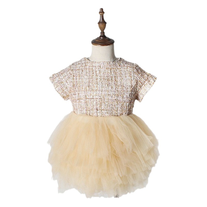 Baby's clothing Palace style baby princess dress birthday year-old baby clothes girl's western style mesh dress summer