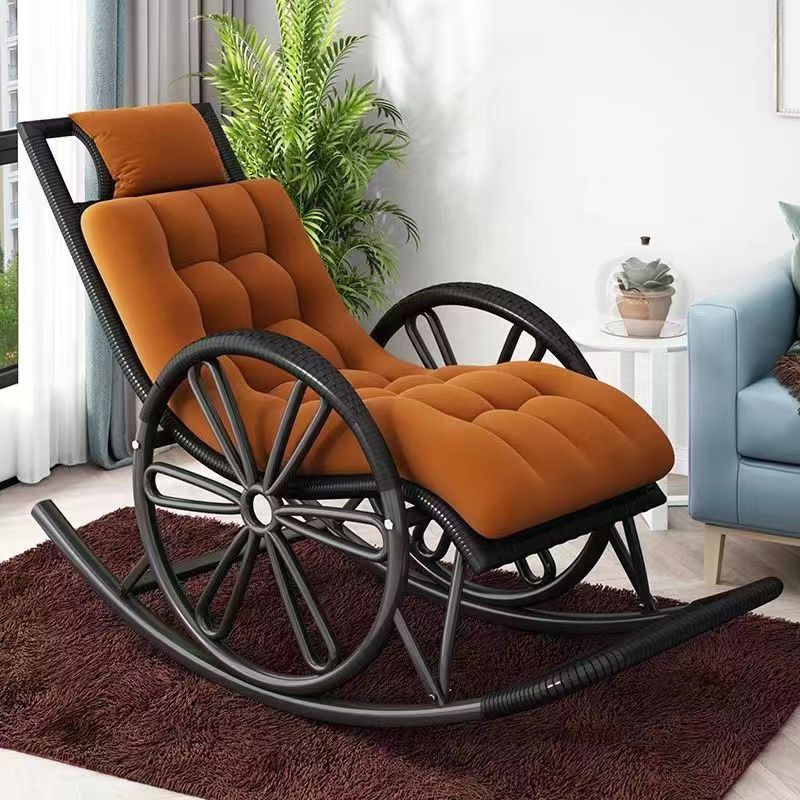 Picture of Household Rocking Chair Leisure Rocking Chair Creative Recliner Adult Leisure Chair Balcony Rattan Chair Internet-Fun Chair