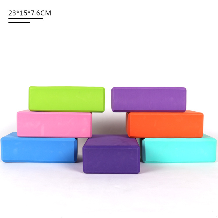 EVA yoga brick weight 120g printable carved LOGO dance auxiliary tool yoga auxiliary supplies