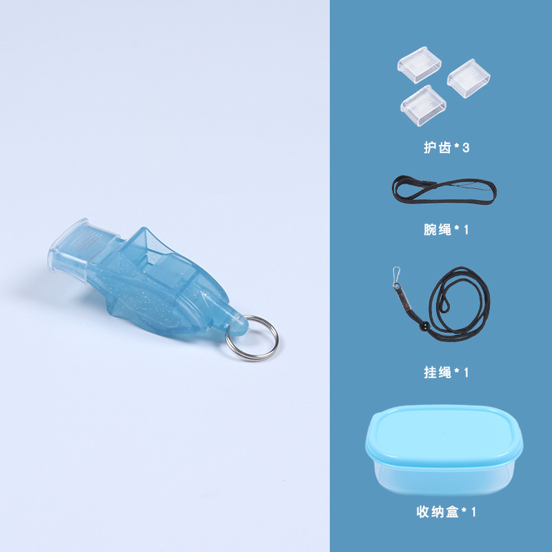 Picture of Cross-Border Dolphin Whistle Super Loud Referee Special Outdoor Training High-Pitched Life-Saving Survival Basketball Coach Whistle