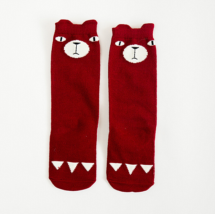 Picture of Children's High Socks, Children's Fox, Cute Baby Cotton Socks, Three-Dimensional Panda Cartoon Socks Wholesale