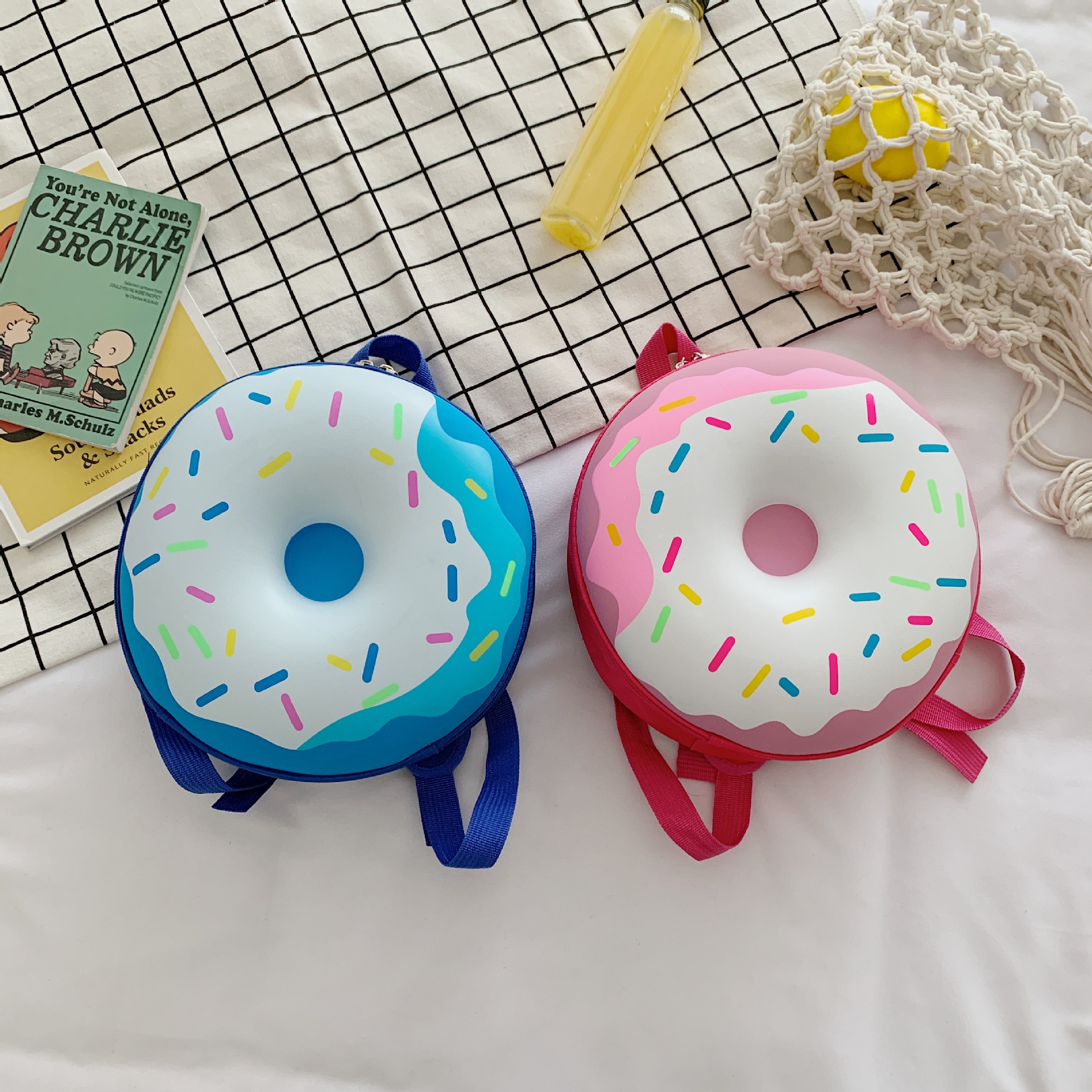 Picture of Cartoon Cute Kidsren's Backpack 2024 New 3-6 Year Old Male and Female Baby Hard Shell Backpack Kindergarten School Bag Trendy