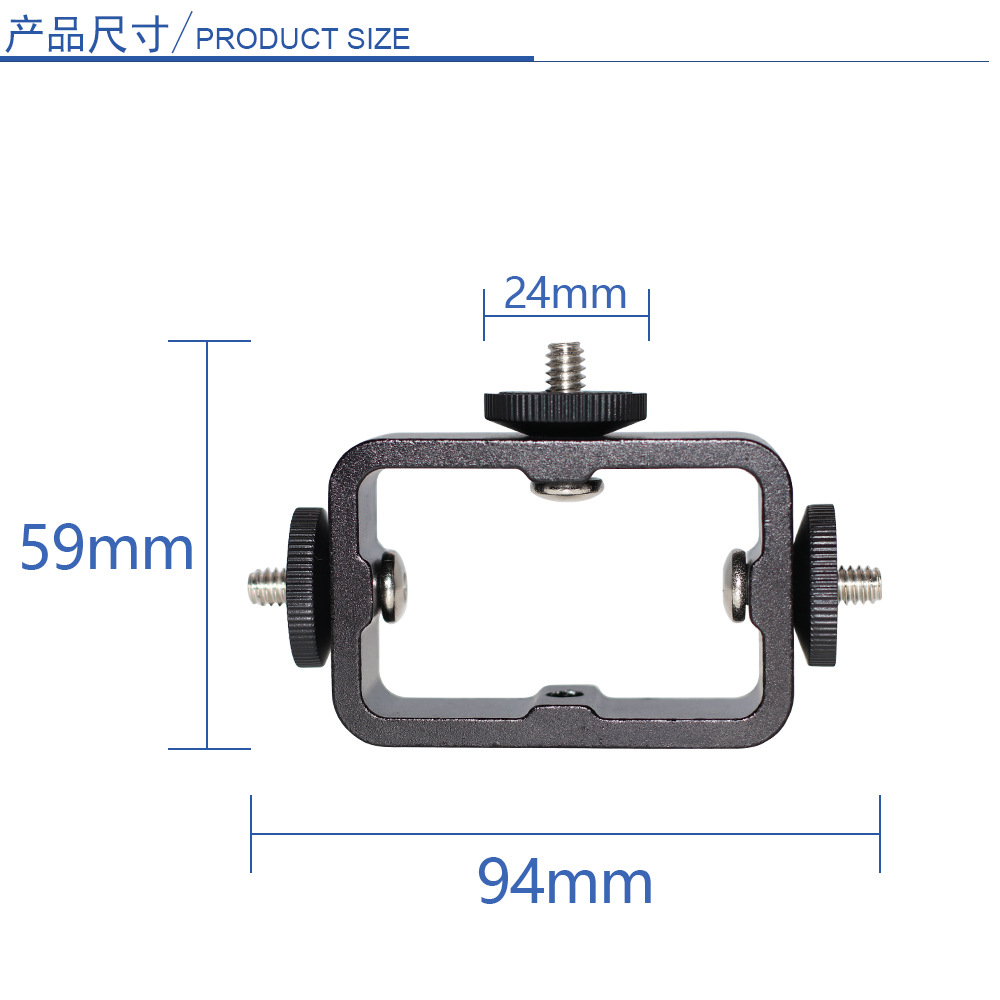 Picture of Tripod extension stand anchor live broadcast mobile phone expansion bracket metal three-position multi-position expansion mobile phone bracket
