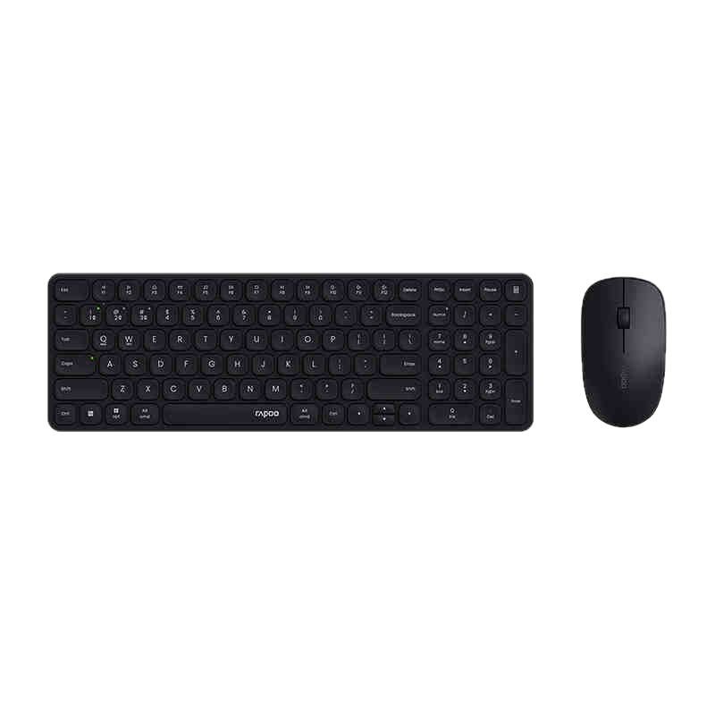 Picture of Lei Bai 9300S Wireless Multi-mode Blade Keyboard and Mouse suit Ultra-thin Office Home Notebook Quiet and Thin