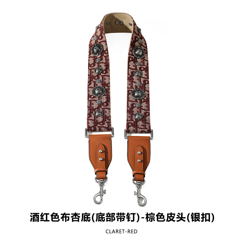 Picture of Mahuangshi MHS-F-66 Wide Bag with Canvas Shoulder Strap Shoulder Crossbody Cowhide Bag Accessories Bag Strap Comfortable D