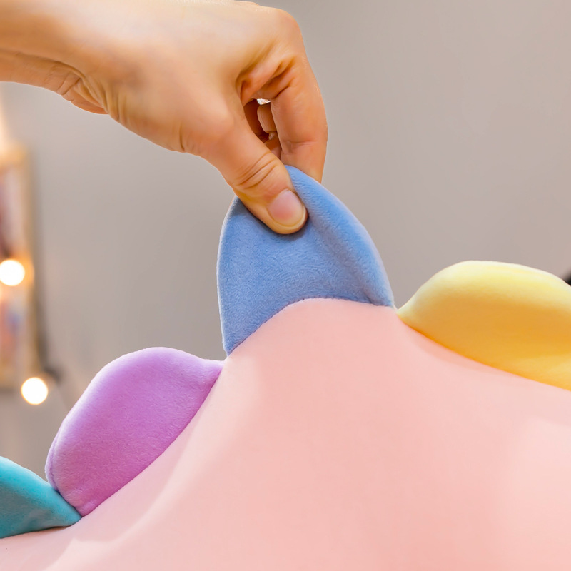 Picture of Cute Candy Color Plump down Cotton Crystal Velvet Soft Vent Dinosaur Plush Doll for Chinese Valentine's Day