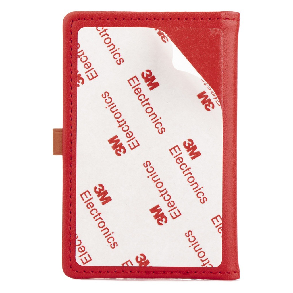 Mobile phone card bag back card holder creative bracket 3m glue paste bus card set Korean wallet gift customization