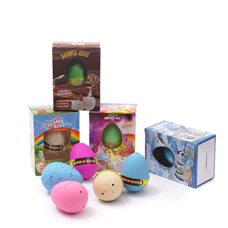 Picture of Cross Border Boxed Large Dinosaur Hatching Egg Bubble Water Expansion Poultry Animal Dinosaur Egg Children's Toys Wholesale