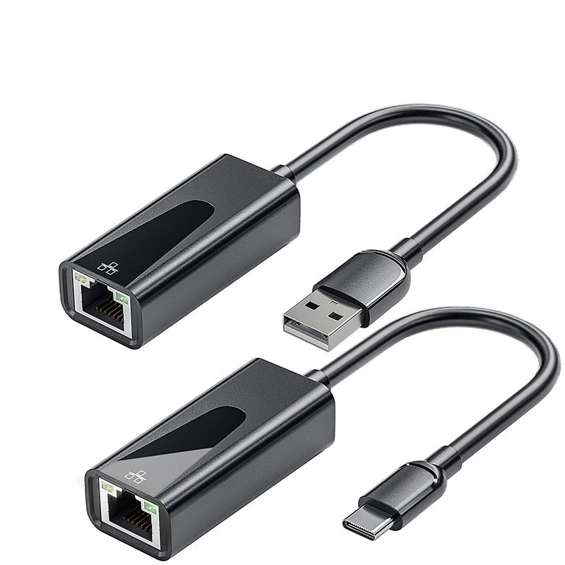 Picture of TYPE-C gigabit wired network card splitter drive-free adapter card support Switch network card USB HUB