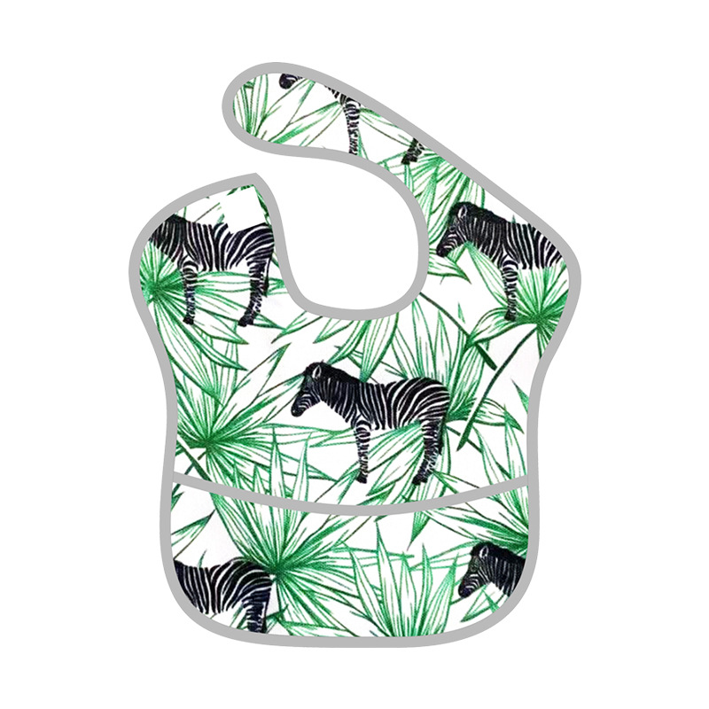 Picture of Summer Baby Waterproof Saliva Napkin Bib Kidsren's Eating Bag Feeding Supplement Bag 1-4 Years Old Anti-Vomiting