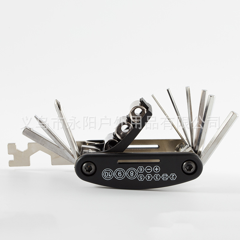 Picture of Inner Hexagonal Screwdriver 16-in-1 Multi-Function Wrench Tire Repair Combination Car Repair Bicycle Repair Tool Bicycle