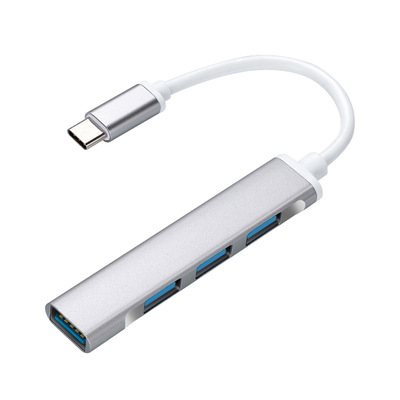 Picture of Type-C one-to-four USB3.0 expansion dock adapter MAC book mobile phone four-in-one converter OTG