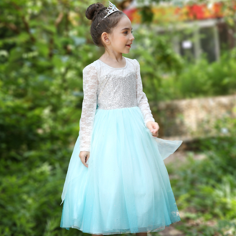 Picture of Dropshipping Kidsren's Dress European and American Kidsren's Clothing Kidsren's Snow White Dress Girls Dress Halloween Dance Costume