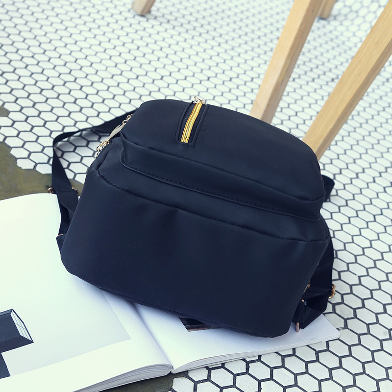 Picture of Dilireba's Same Style Backpack Women's Waterproof Nylon Small Backpack Korean Style Versatile Personalized Small Backpack Simple and Casual