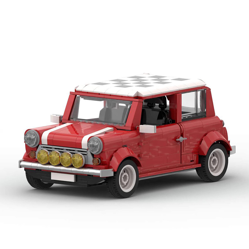 Picture of Compatible with Lego MOC-78551 Mini Cooper Rally MOD puzzle domestic building blocks intelligence car model